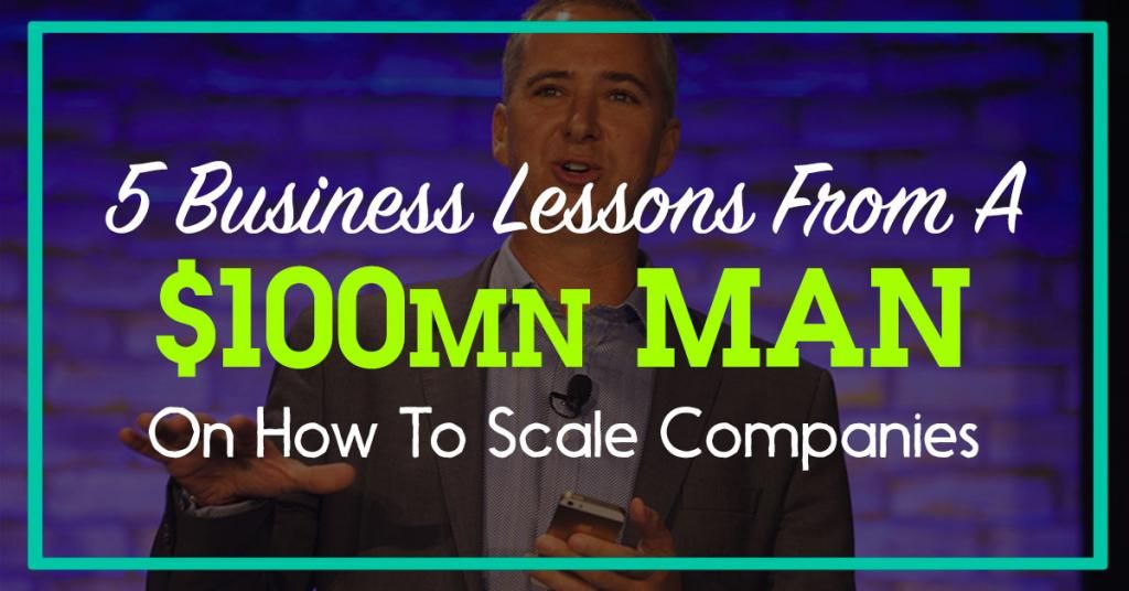 5 Business Lessons From A Man Who's Taken Companies To $100 Million => buff.ly/2DXFgBP 

#growthhacking #startups