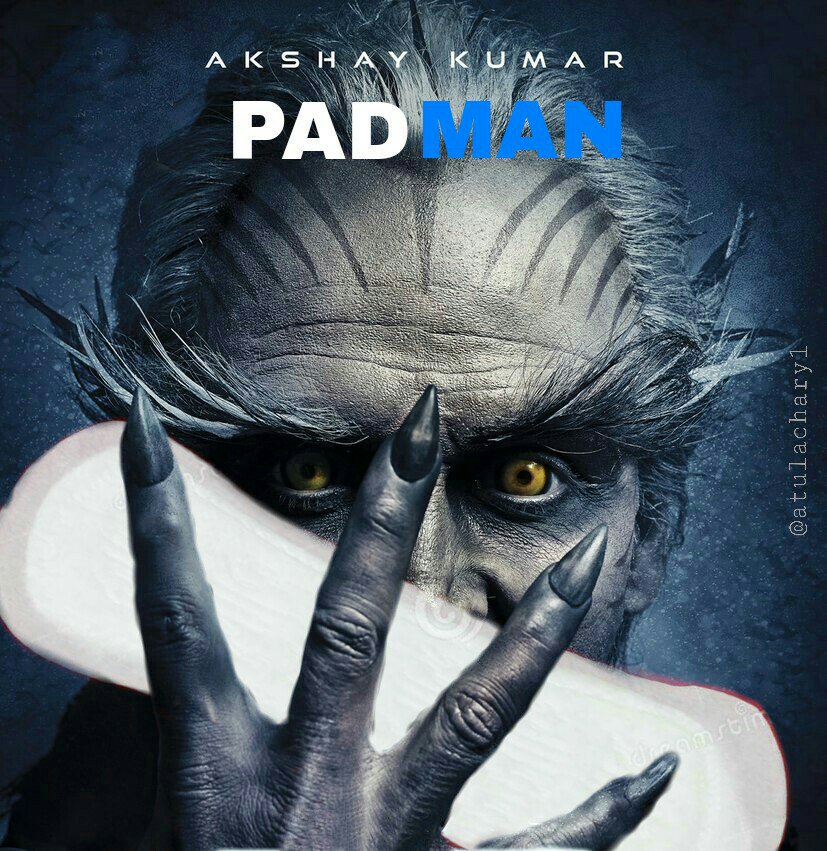 MumbaiAkkians's tweet photo. #2Point0 poster fan made #PadManChallenge @akshaykumar sir @kriarj @mrsfunnybones @sonamakapoor @radhika_apte @PadManTheFilm @2Point0movie @shankarshanmugh @superstarrajini
#9thFeb2018 #Padman https://t.co/mfHabUCVEs