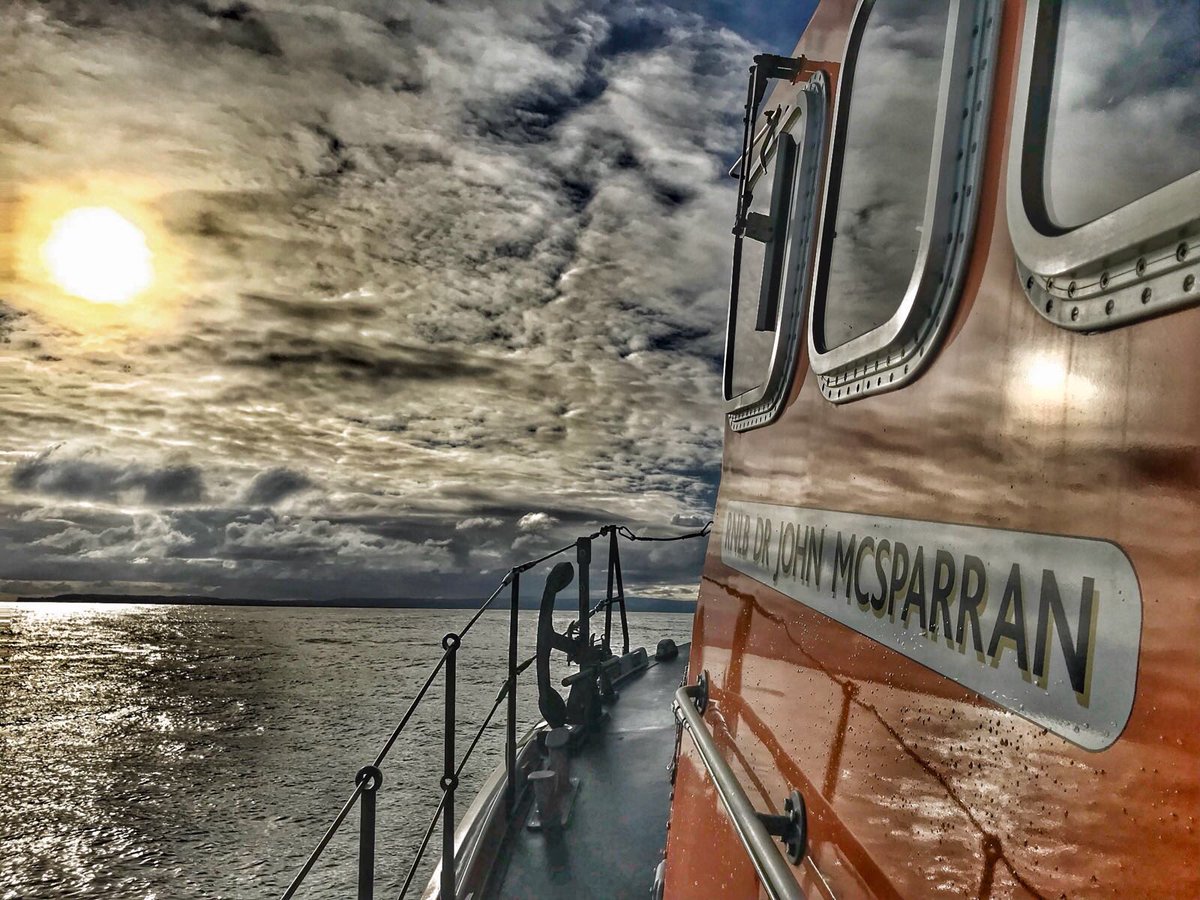 Larne <a href="/RNLI/">RNLI</a> Sunday morning crew training ⛅️ photo credit: Dave Somerville