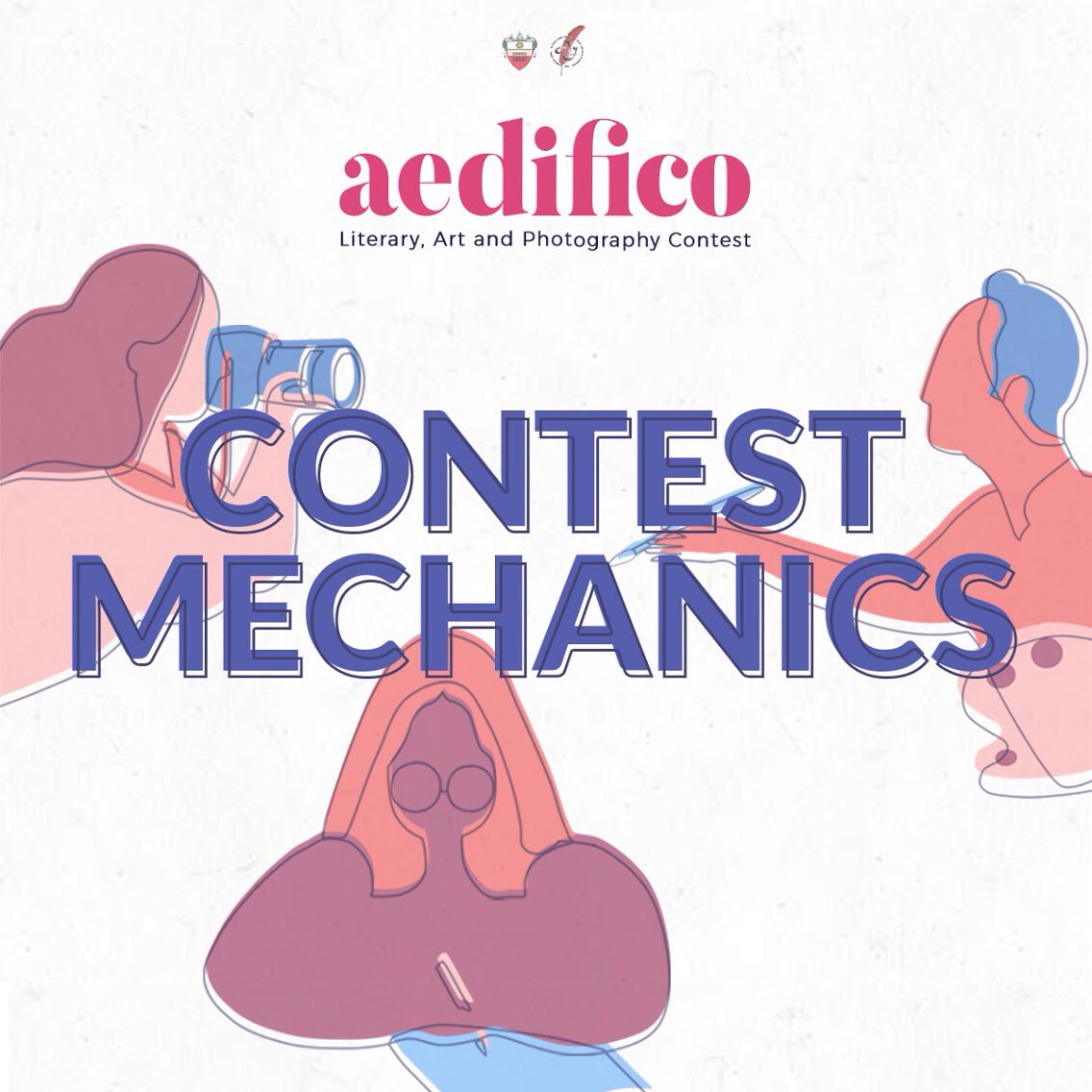 UST_AcctJournal's tweet photo. Take part in showcasing the artistic side of the UST-AMV community!
Here are the general mechanics and the specific guidelines for each field of Aedifico, the first ever Literary, Art and Photography Contest in UST-AMV College of Accountancy.
(1/2)
#Aedifico2018 ❤️ https://t.co/h2K2bd85e1