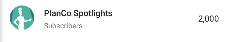 PlanCoSpotlight's tweet photo. Wow! Just a few weeks in and we have hit 2000 subscribers! Thank you all so much for your support with #PlanCoSpotlights and @SpecialEffect https://t.co/v5tzLFQ74D