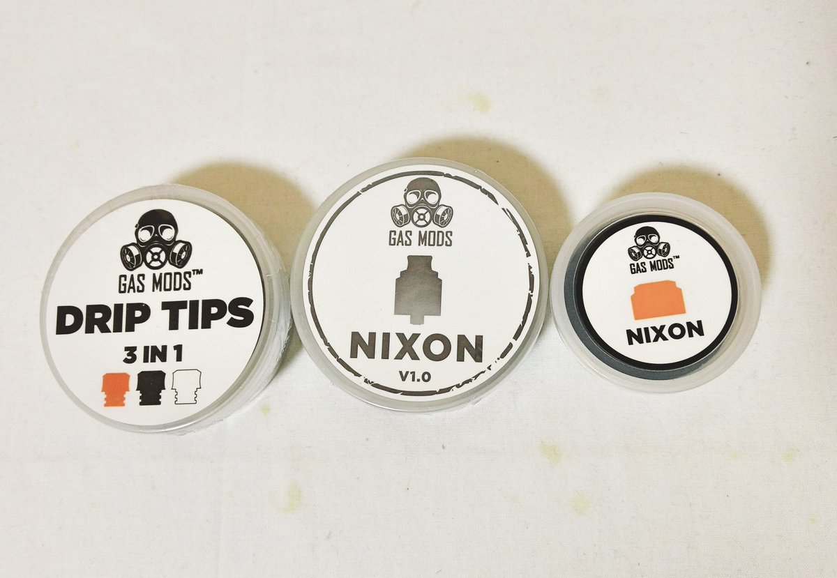 beep8989's tweet photo. 着弾(^^)/
GAS Mods Nixon V1.0 BF Pin付き
とオプション(^^)
やっとRSQ使える.+(´^ω^`)+.
#vape
#RSQ
#gasmods
#Nixon V1.0
#Nixon
#RDTA
#dripping
#Tanks
#BFPin https://t.co/pKQdgS7kgG