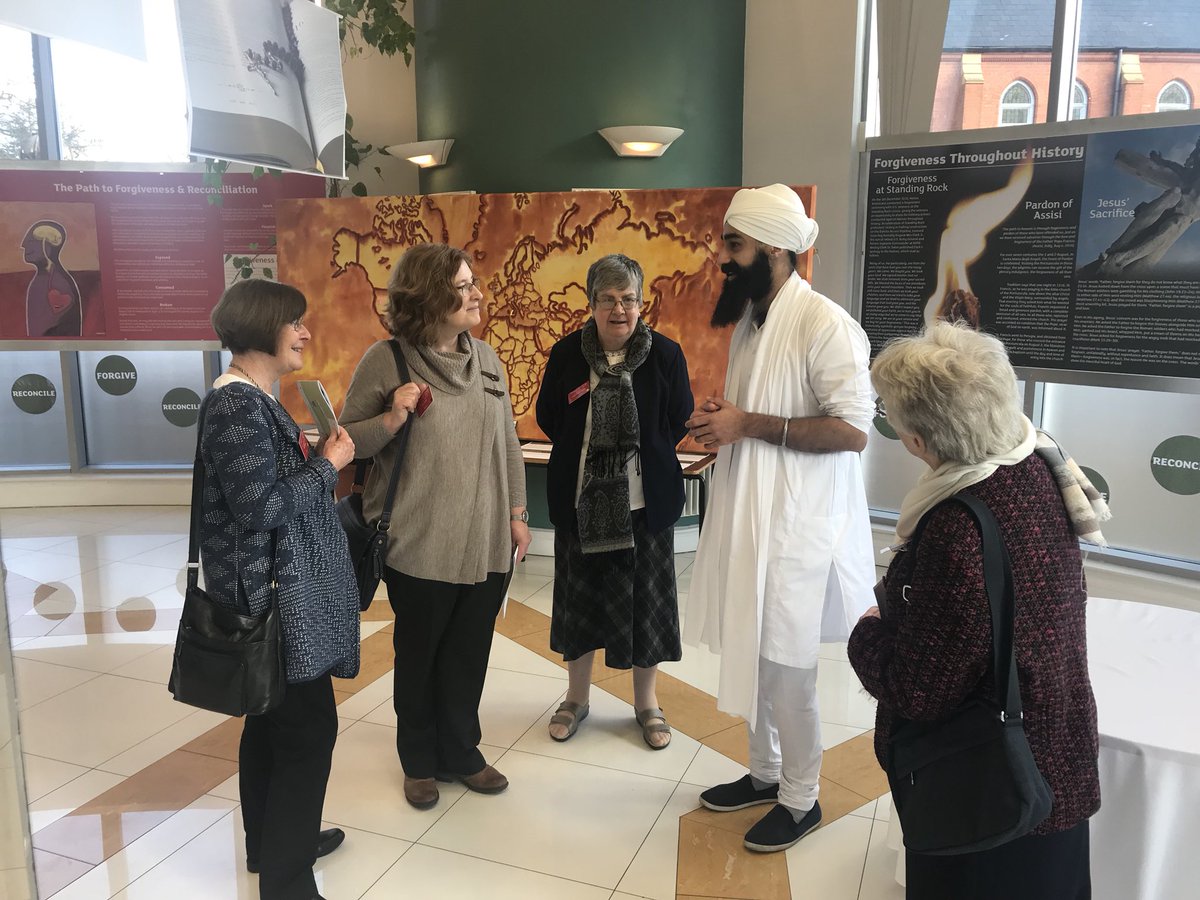 ASUbhi's tweet photo. RT NishkamCentre "RT PhoenixNewsUK: At NishkamCentre for 2nd Annual Peace Forum On Forgiveness and Reconciliation #WIHF #ForgiveAll charterforgive A beautiful exhibition before the programme begins https://t.co/h8tHQdGT7a"