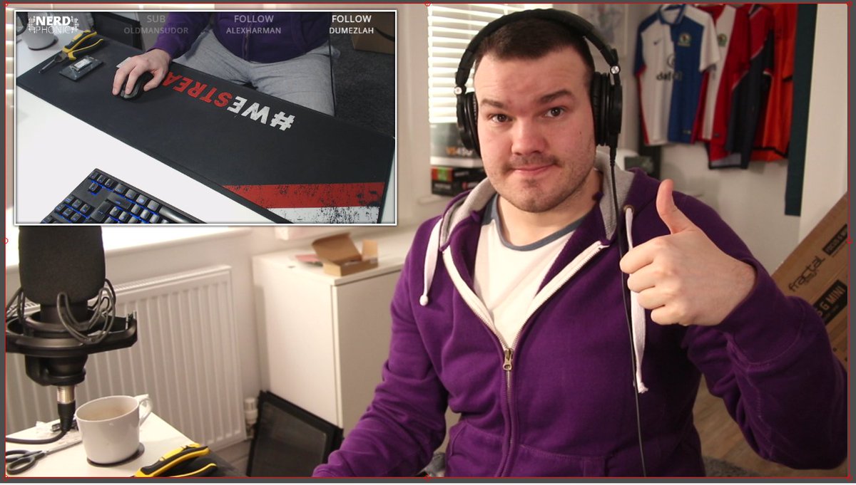 nerdphonic's tweet photo. Quick bit of dual camera setup in OBS and we're ready to go! Stream starting at 13:30 GMT! Get your bangers and tech questions ready! #WeBuildPCs #WeStreamPCBuilding #WeStreamFM https://t.co/a2UZhrCq3h