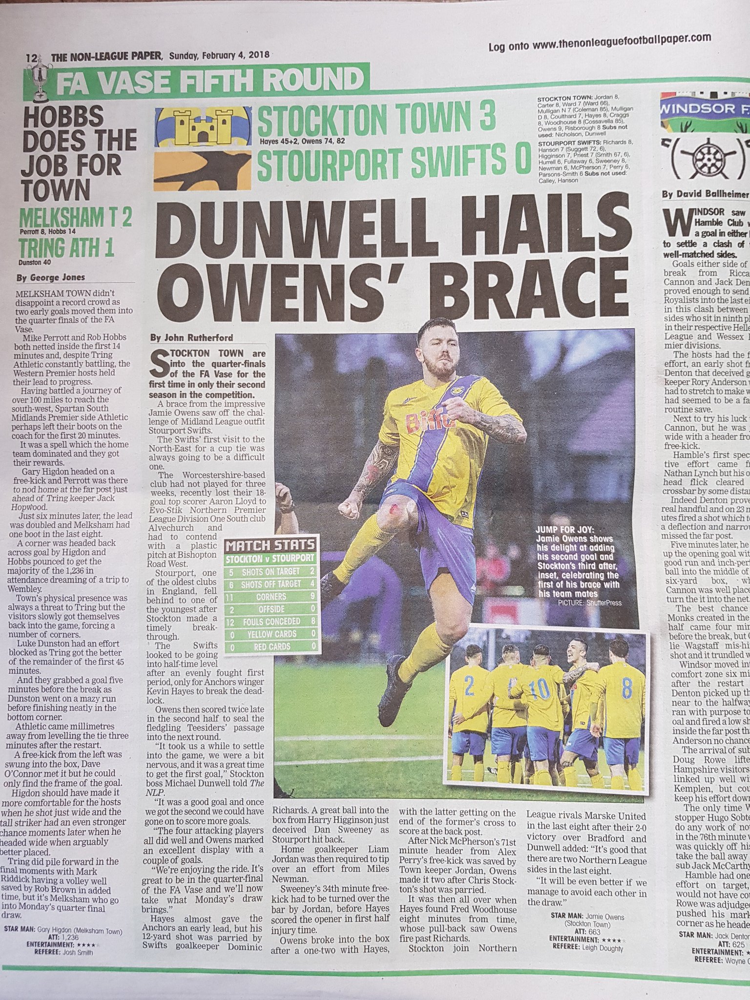 Stockton Town FC on Twitter "The Non League Paper. https//t.co/rWRqSDpnqH" / Twitter
