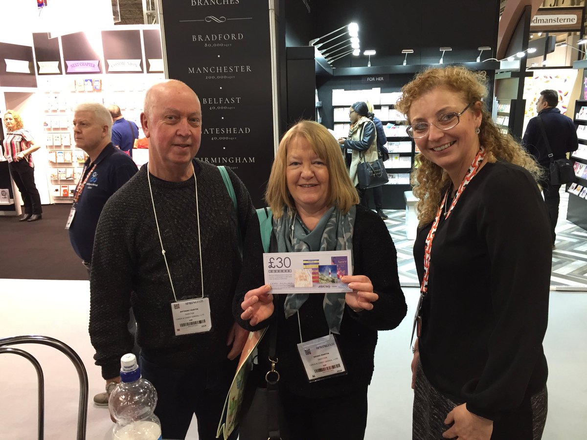 Another #Spintowin winner <a href="/SpringAutFair/">Spring & Autumn Fair</a> with @CyrilService . Well done and thanks to Cards and Candy.