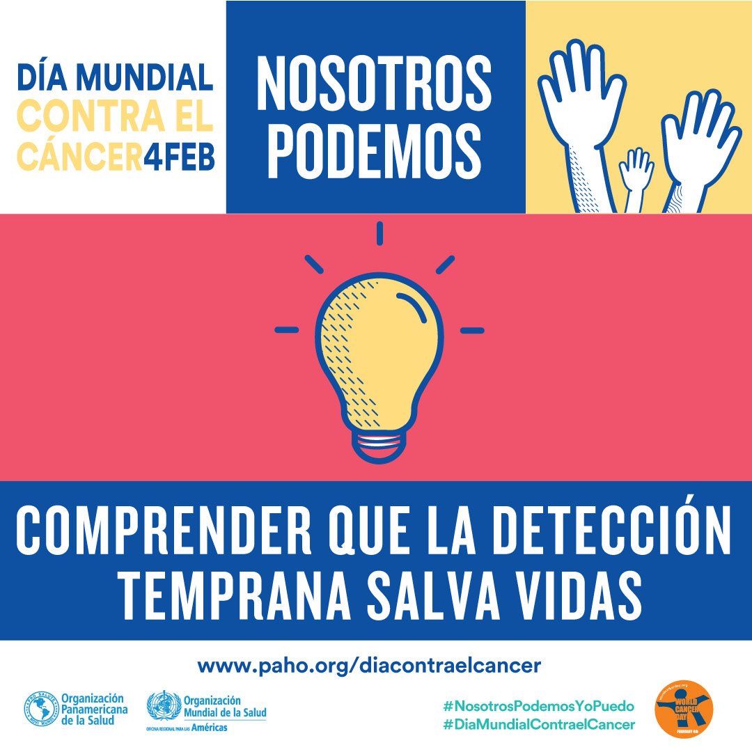 opsargentina's tweet photo. Juntos podemos prevenir, detectar temprano y tratar el #cáncer con éxito. #DíaMundialcontraelCáncer https://t.co/28glb8rHPC https://t.co/yOC8Ky8IZy