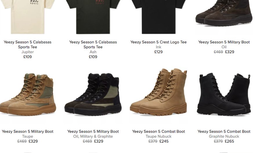 yeezy season boots sale