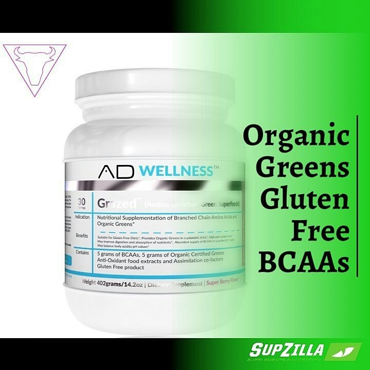 AnabolicDesigns's tweet photo. Grazed the @AD_Wellness greens formula is available at @supzillaclarksville
・・・
Grazed™ is a unique combination of muscle building amino acids and greens super food. Grazed™ is designed to support the constant physical teardown associated with high intensity training. https://t.co/uV8Z76AyDa