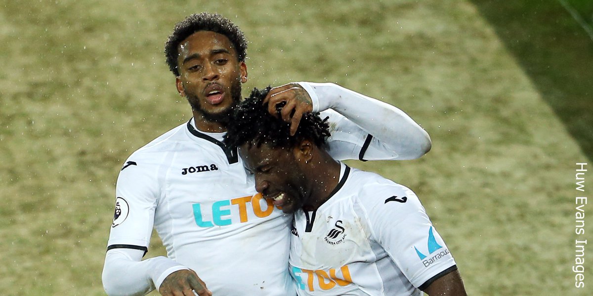 BBCSportWales's tweet photo. #Swans pair Leroy Fer and Wilfried Bony ruled out for the rest of the season after suffering injuries in the 1-1 draw at Leicester City

👉 https://t.co/8Lf7KInSDC https://t.co/0PAN3xEK4Z