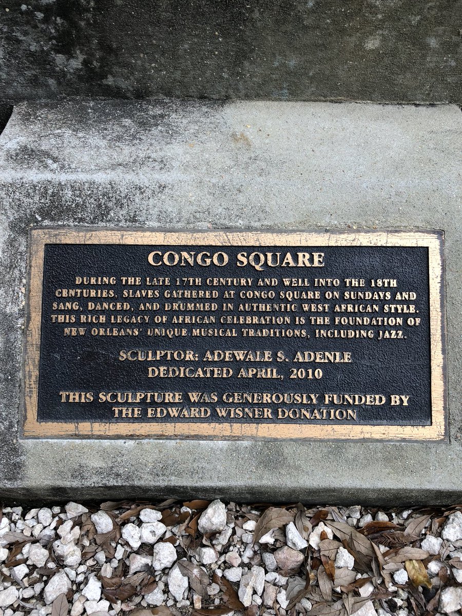 FABNEWYORK's tweet photo. Here in #NOLA shooting a doc during Mardi Gras and I had to visit the place where #jazz &amp; #R&amp;B was born, #CongoSquare. https://t.co/hvBAXPlipx
