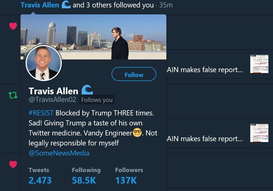 DavidChristoson's tweet image. Travis Allen just followed, He'll wish he just blocked instead. 

Who's Travis Allen? 

😂😂😂

Travis said, POTUS has blocked him 3 times... #1ok? #2really? #3really? 

#Resist simply has no game - bring your medicine Travis, you're gunna need it. 
Achievement &amp;amp; Obama dreams👇🤣