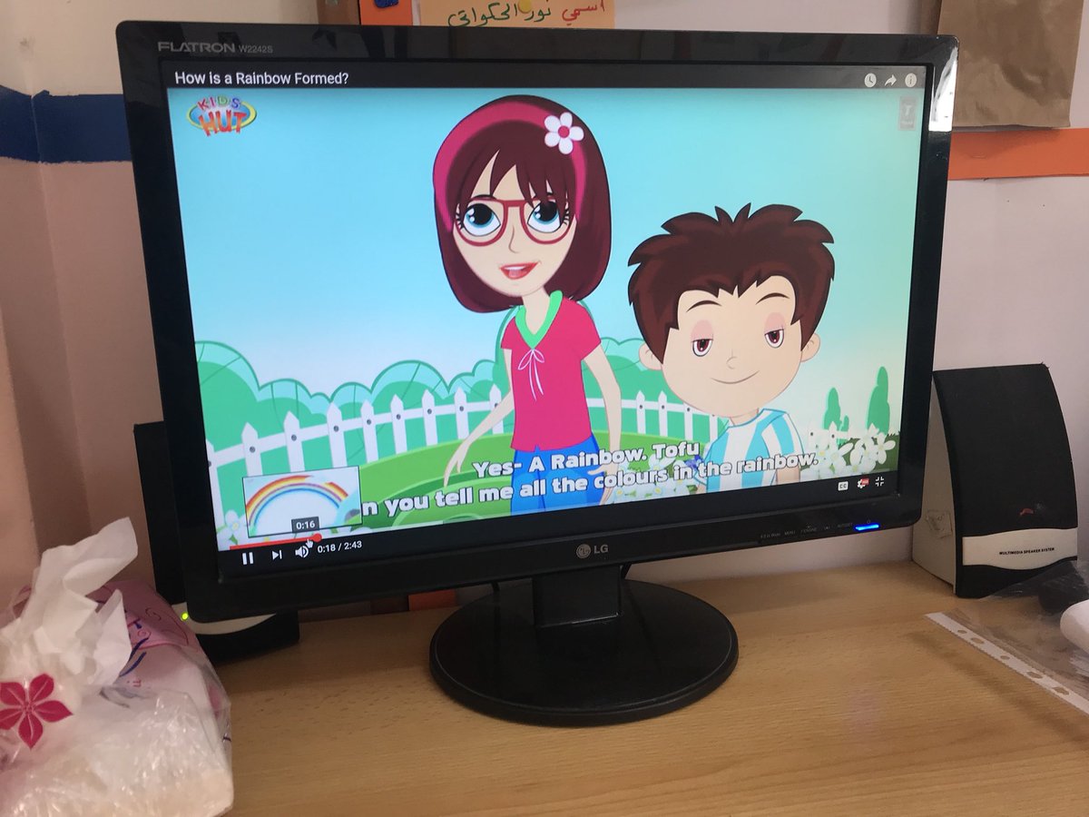 SafaAshbah's tweet photo. The only way to see a rainbow is to look through the rainπ #KGIIβDβ#Incquiring#Watching#Deduction @DawhaHighSchool https://t.co/4XcFckrgTR