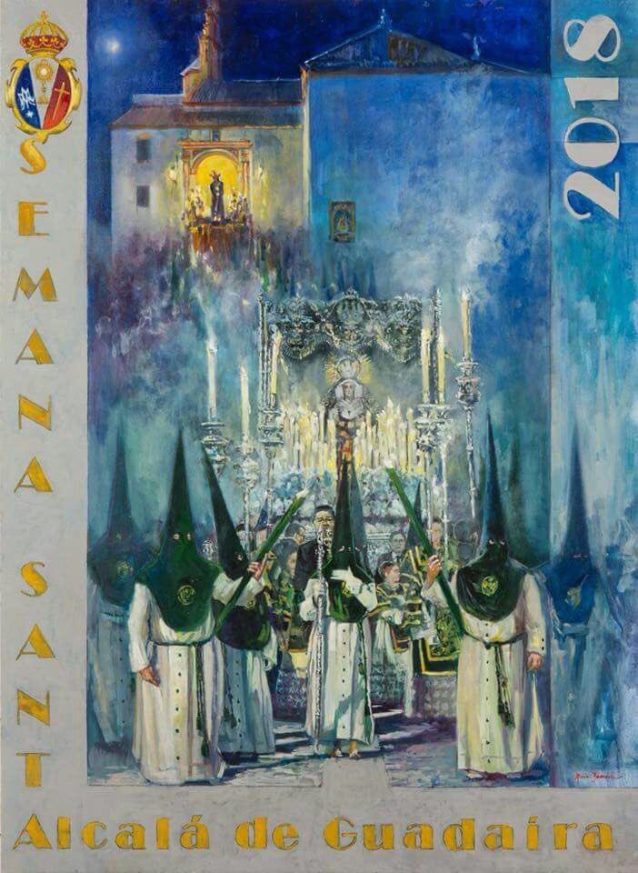 elllamadorcsr's tweet photo. Cartel de la Semana Santa de Alcalá de Guadaira obra de @NuriaBarreraBel https://t.co/0l5qHt3GPj