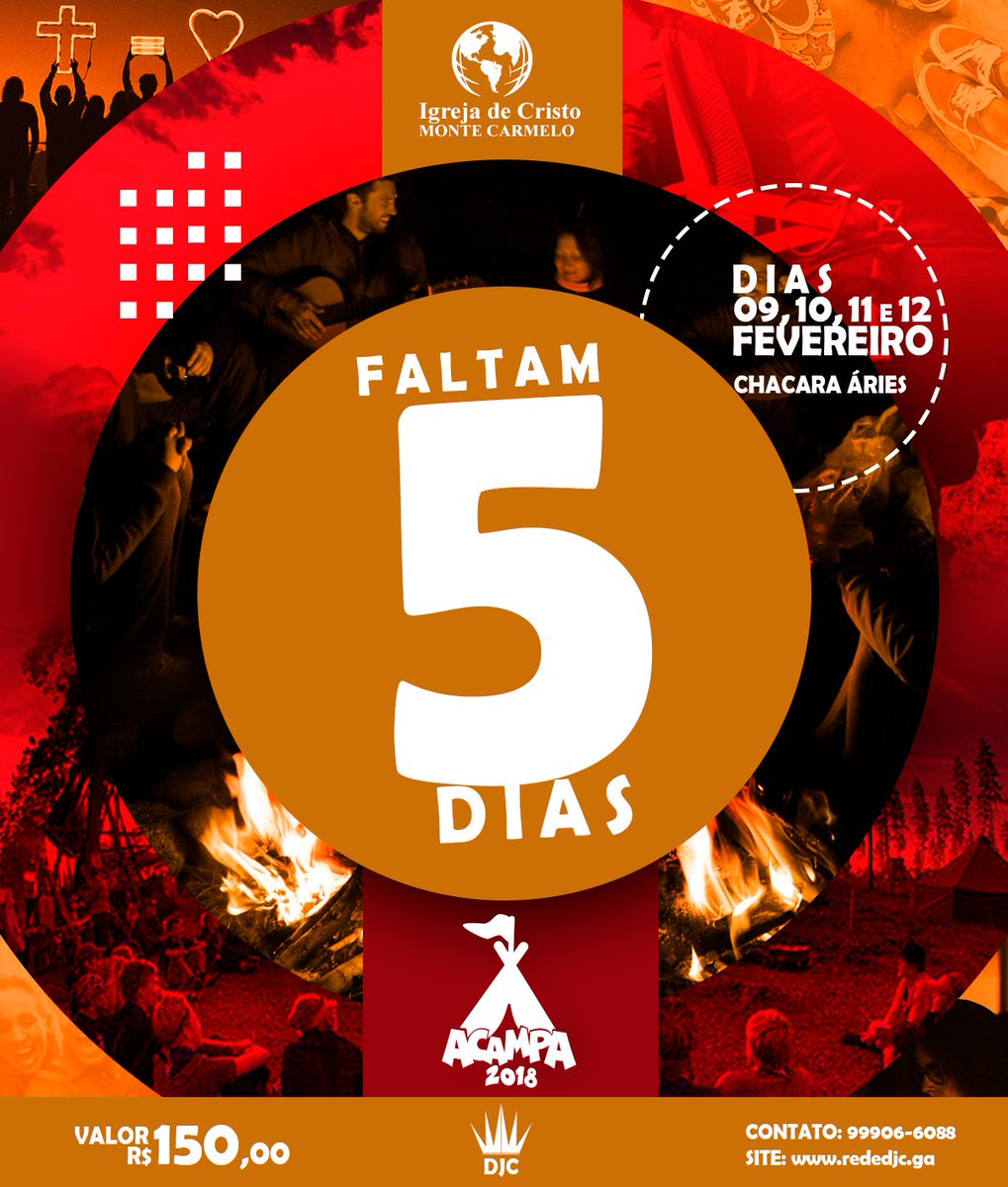 rededjc's tweet photo. CONTAGEM REGRESSIVA!! Faltam apenas 5 dias!! Expectativas a 1000 

Chega logo!! Minhas malas já estão prontas 

#DJC #GeraçãoSamuel #SóVem #MuitaDiversão https://t.co/UqJBXFIeRw
