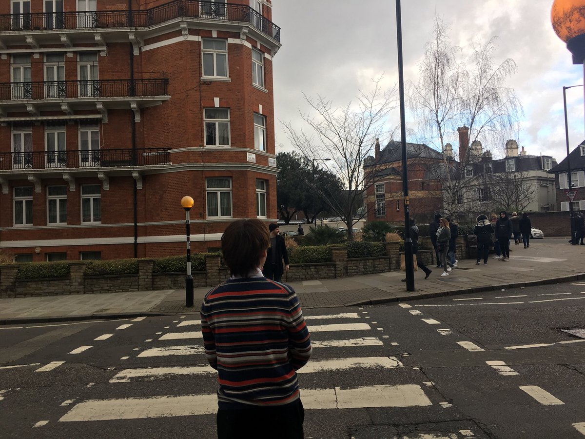 i did it . i walked the abbey road crossing