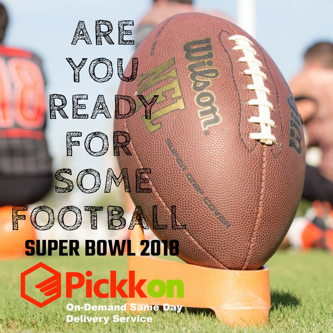 Pickkondelivery's tweet photo. Get ready to touchdown and watch "The Big Game" today: Eagles vs Patriots
Need things get done at last minute... get to know us, sit back and
R E L A X
*
#sameday #ondemand #localcourier #touchdown #superbowl #eagles #patriots https://t.co/VTccy6GGkO