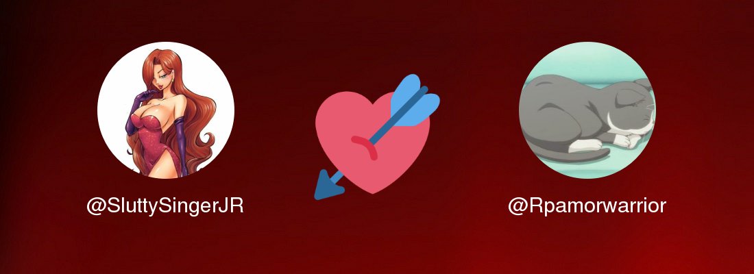 My Twitter Valentine is going to be: <a href="/Rpamorwarrior/">Snousake aoKnight</a>

Find yours at tinyurl.com/twittervalenti…

.