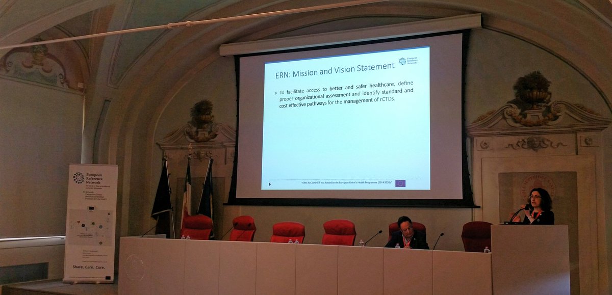 #ERNReCONNET meeting started @ScuolaSantAnna in Pisa @EU_Commission @EU_Health #ERNs #rarediseases #patientinvolvment #ePAG