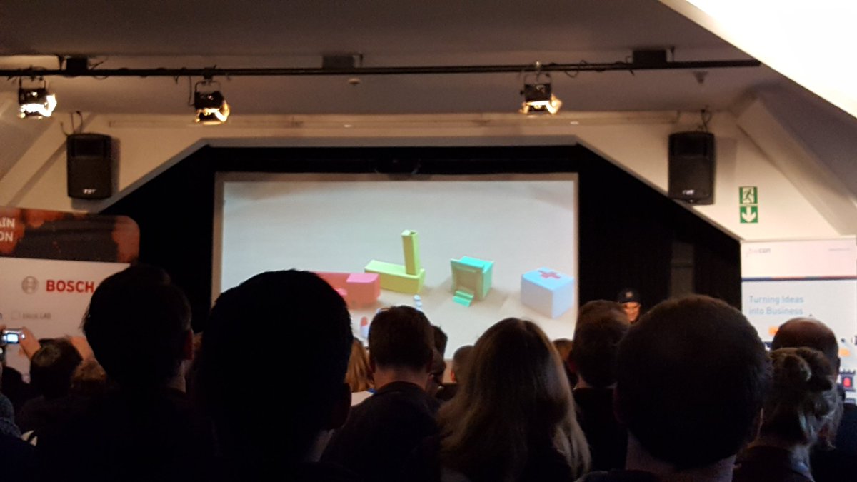 _akaiser's tweet photo. Stop-motion video presentation at the #bc18 #blockchain #Hackathon by team TransTrans. Awesome. Now i really want to take part in the next hackathon as soon as possible. https://t.co/JocX9tcLfr