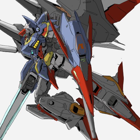 黒いの イラスト用 オリジナルガンダム イラスト 機動戦士ガンダム