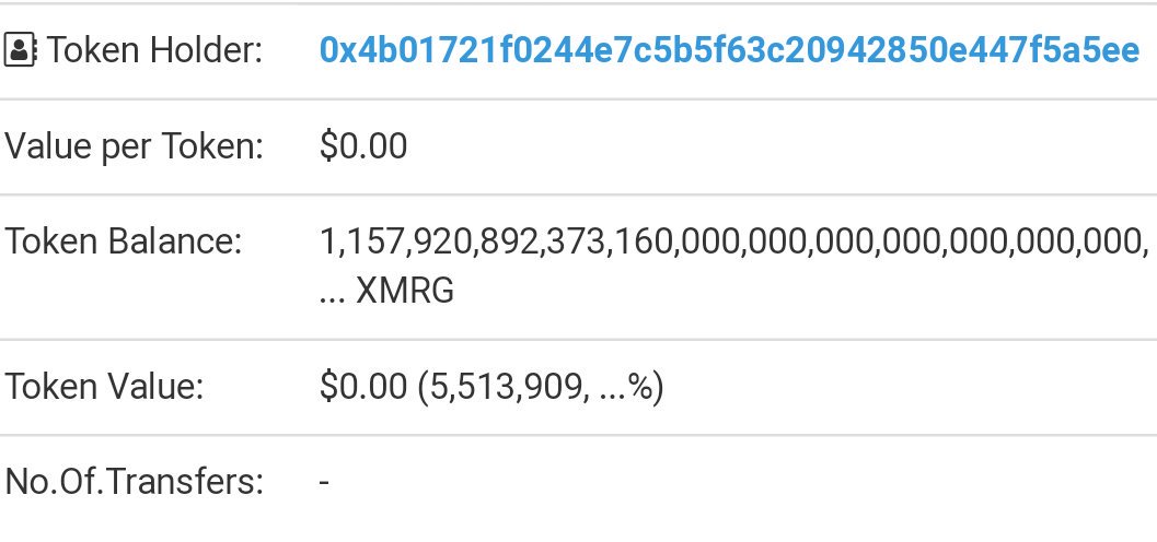 Crypto_Krill's tweet photo. There should be only 21 million #MoneroGold $xmrg but there are a #Decillion (yeah, a Decillion, 33 zeros... Lol) #ExitScam #crypto #premine $xmr #monero
https://t.co/hwB3NjJtrs https://t.co/Rsv8xUc4dy