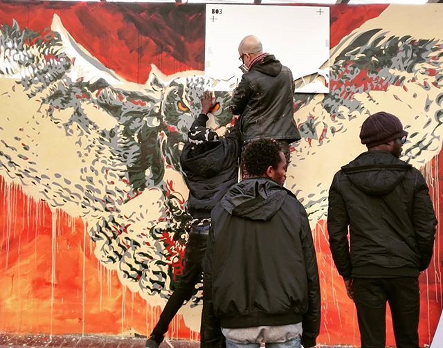 RomaSlowTour's tweet photo. #Torpignart Work in progress con @diavu
#diavù #torpignattara #murisicuri #murisicuri2018 #streetartroma https://t.co/xKudgVcCjB