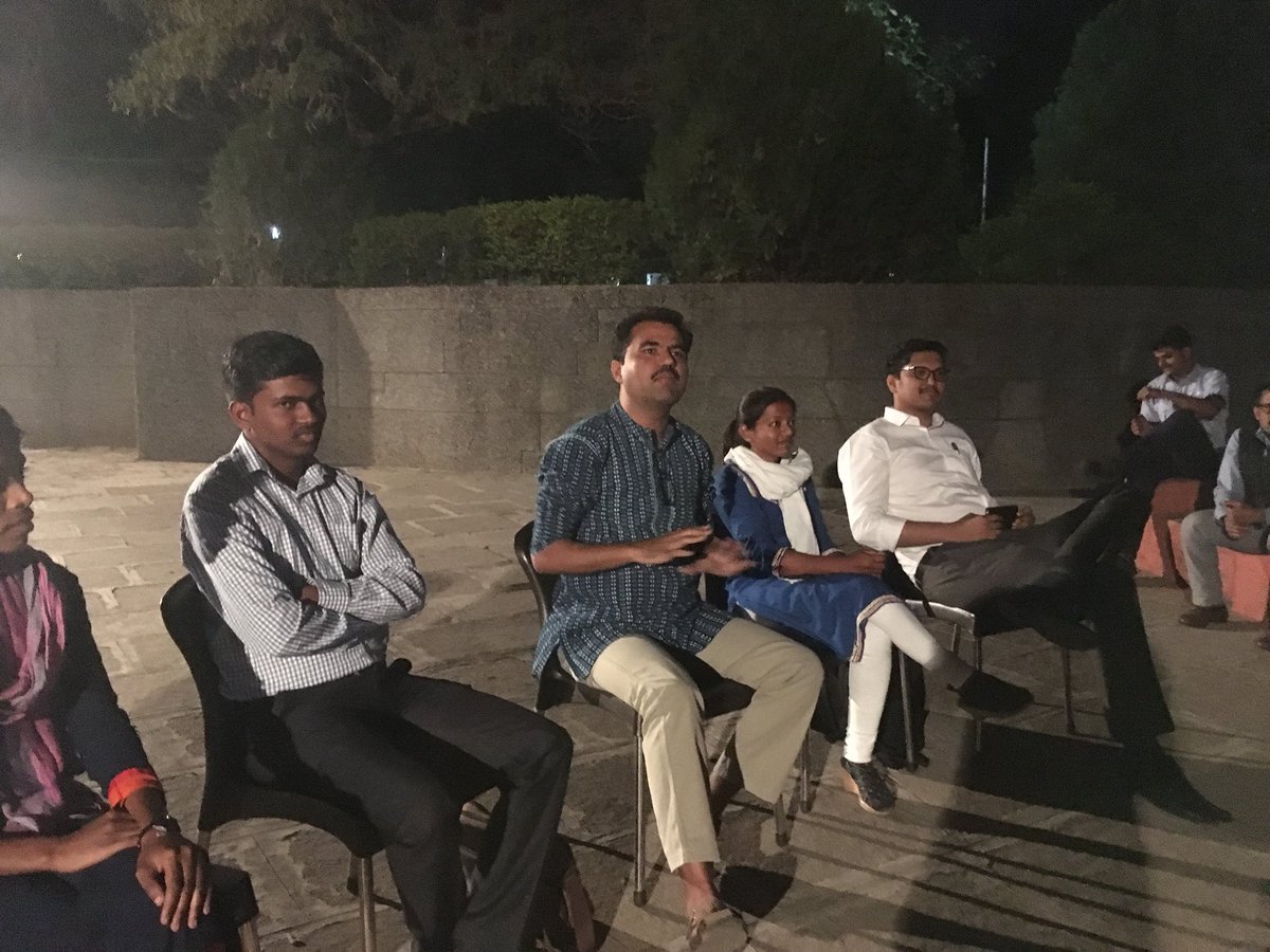 MVSTForg's tweet photo. An interactive session with batch 1 & 2 fellows giving wonderful insights about working on ground and dealing with rural impediments.Their sucess stories and experience in over coming challenges motivates the new batch of fellows. #gramparivartan #ruraldevelopment #fellowtraining https://t.co/N49Ok220uA