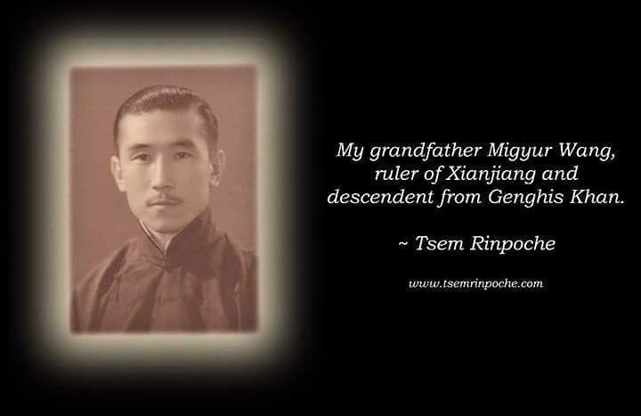 gimlee_tan's tweet photo. Tsem Rinpoche’s maternal grandfather, Mingyur Wang, was a direct descendant of Wang Khan, sworn blood brother of Genghis Khan’s father, patron and early ally of Genghis Khan.
➡️ Follow @tsemtulku
#tsemtulku
#wisdom
#ThePromise https://t.co/EpuJeDyZEI
