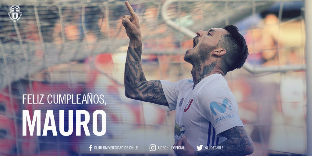udechile's tweet photo. Hey @pinigol51, el de hoy será, seguro, el cumpleaños más masivo de tu vida! 😂😎😎😎 Y con un Nacional repleto de azul y rojo 😍

FELICIDADES MAURO! Nos vemos en el estadio! #VamosLaU 🤘 https://t.co/6QK5RFu4nz