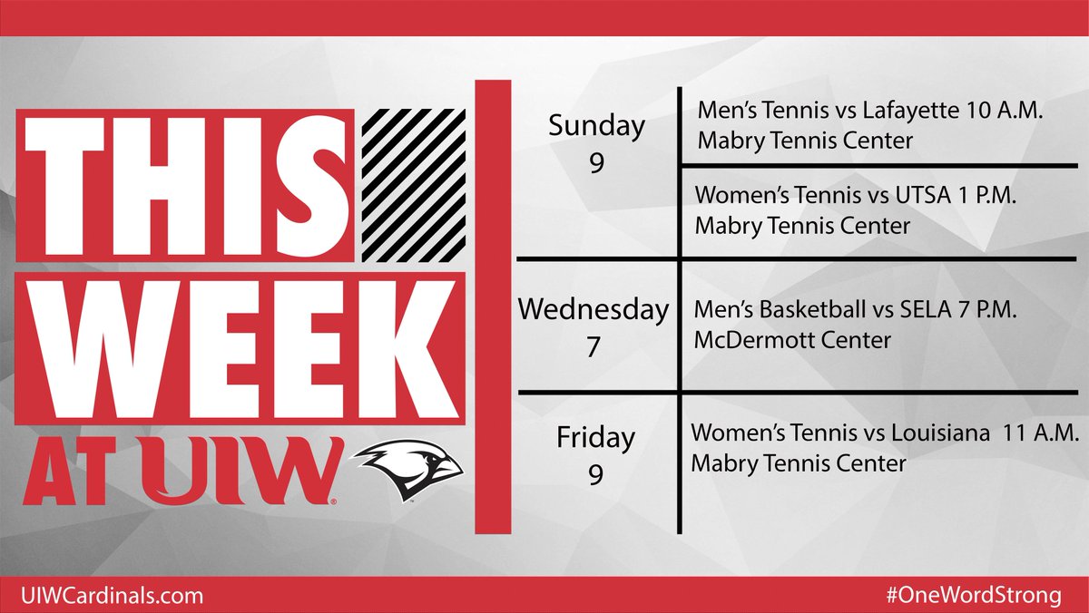 This Week at UIW...Week of February 4, 2018 #SpreadTheWord