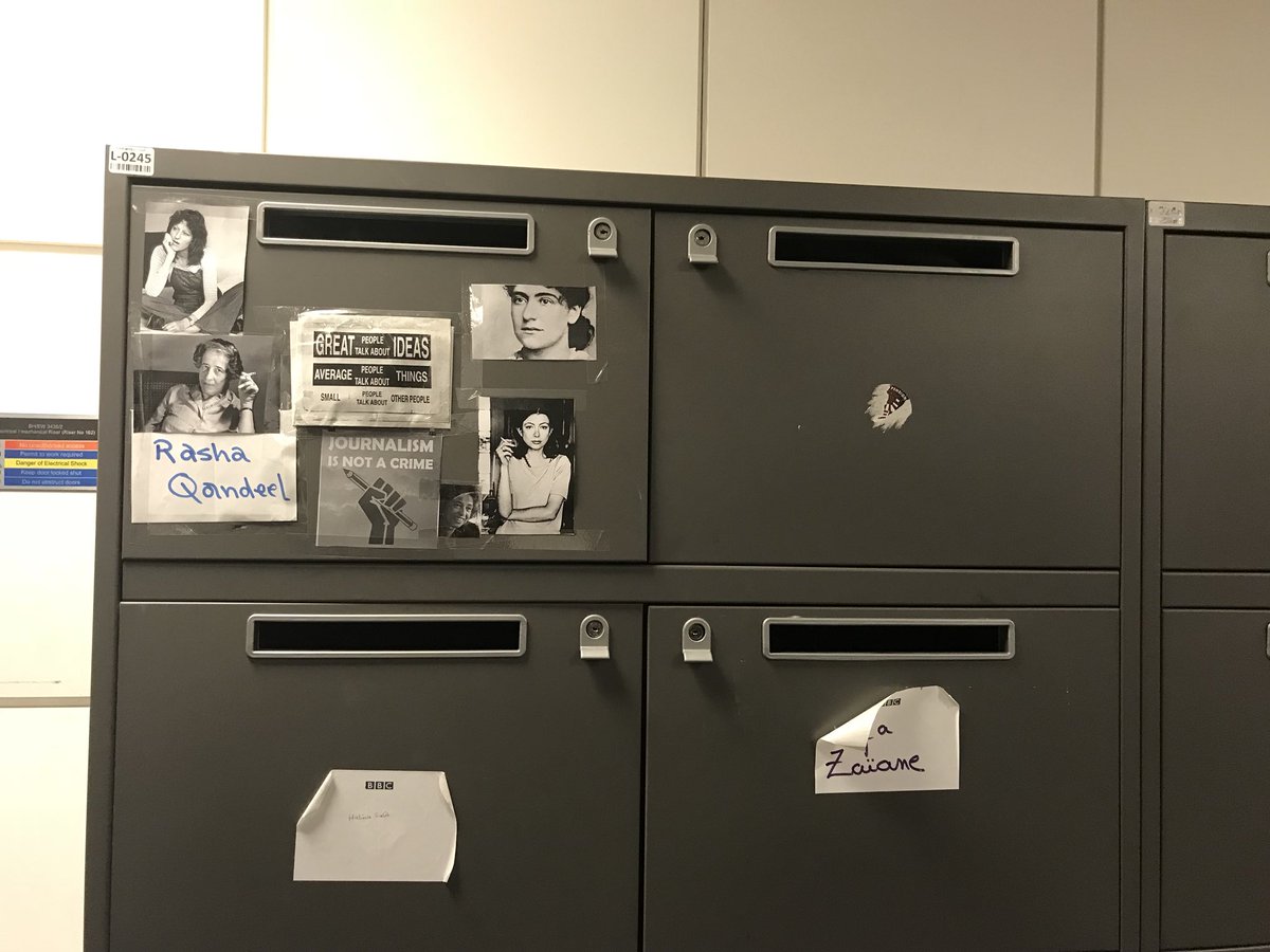 QandeelRasha's tweet photo. I need a whole wall! #mylocker #womenwhoinspire #WomenWarriors #womenwholead #workplace https://t.co/FKVT6bJzQk