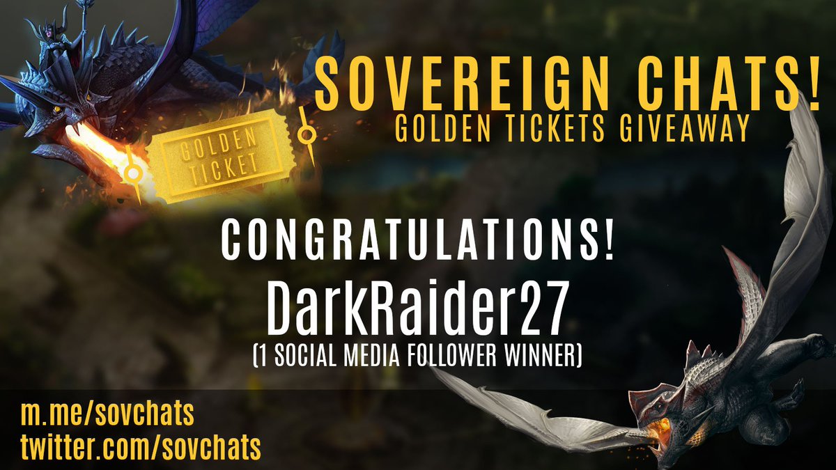SovChats's tweet photo. You can now join your friends on the Rise because you won a golden ticket to play #Vainglory5v5 @DarkRaider27 !

Two more winners tomorrow @ 9PM SGT. Join at: https://t.co/fFTEVhezf3

https://t.co/Wso7qzx5Yr @vainglory https://t.co/3738Rp2Xgi