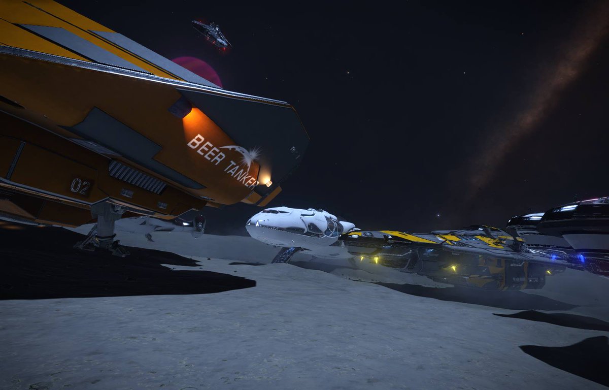EDhungary's tweet photo. @ZachAntonaci @EliteDangerous More than 30 @sslinterstellar commanders were mobilized yesterday to help restore Obsidian Orbital shoulder to shoulder with Members of Border Coalition. Check the video here https://t.co/YLa6Ftr63P https://t.co/65LbLDbcUq