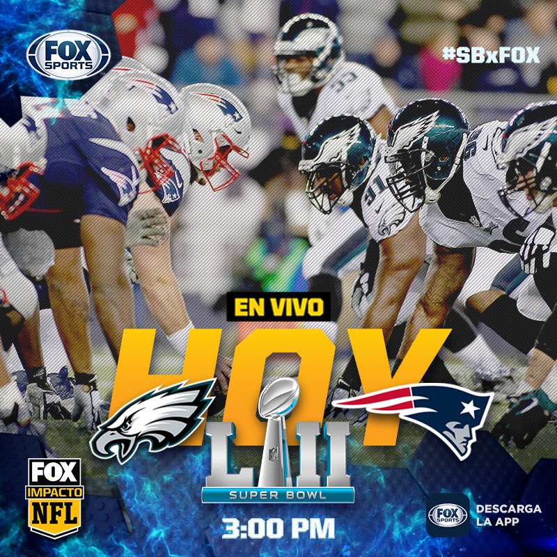 Estamos a minutos de ver la patada inicial. Sintoniza en vivo el Super Bowl LII por <a href="/FOXSportsMX/">FOX Sports MX</a> e <a href="/FOXImpactoNFL/">FOX Impacto NFL</a> #NFLxFOX #SBxFOX #guacamoleday