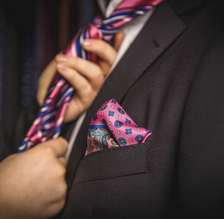 Getting ready for the week ahead.
#MrJenks #MensAccessories #PocketSquare #Tie