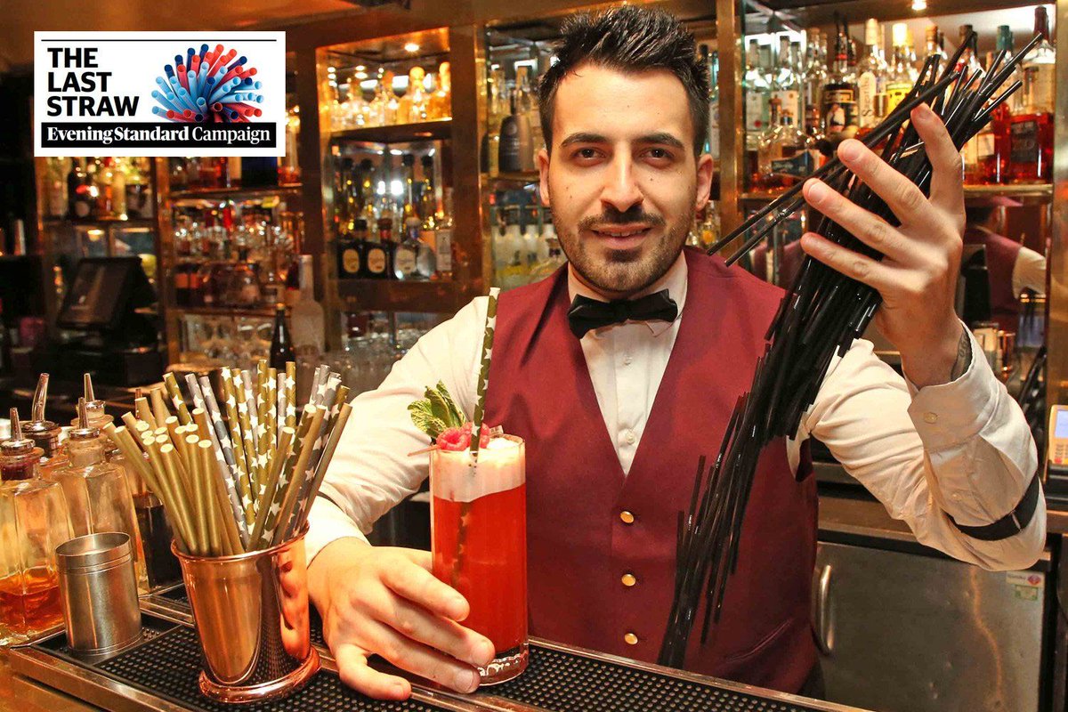 We're joining the straw ban in London as of this month. Read more via the <a href="/eveningstandard/">nope s</a> bit.ly/2FtD6dr #LastStraw