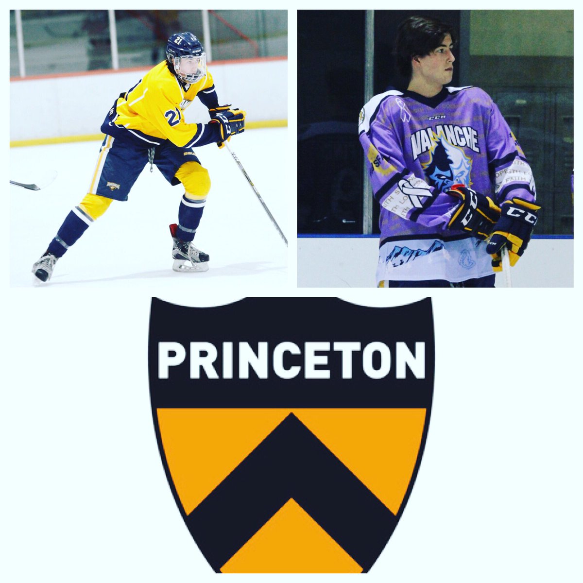 Huge Congrats to Pito Walton on his commitment to Princeton!! Big skilled D man who can skate. Great teammate and young man. #avsfamily #StrengthInNumbers