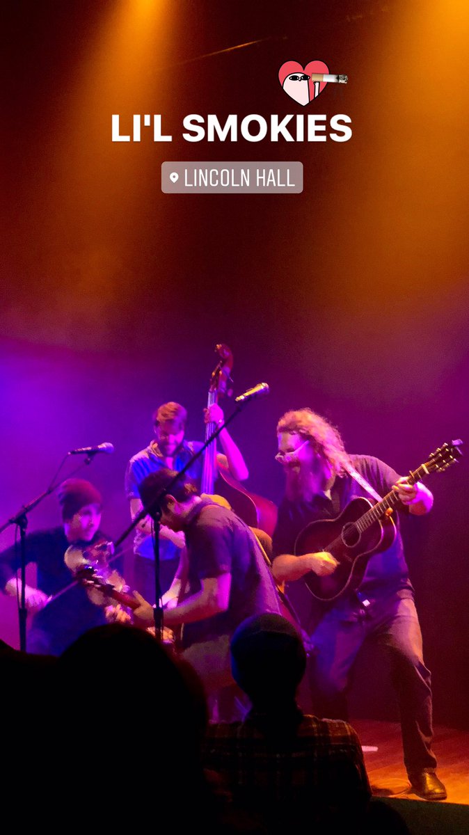 HeyInBedWith's tweet image. Saw @thelilsmokies at @LincolnHall in Chicago. Them boys can PLAY.  🎻💕🎸 Loved every minute.
