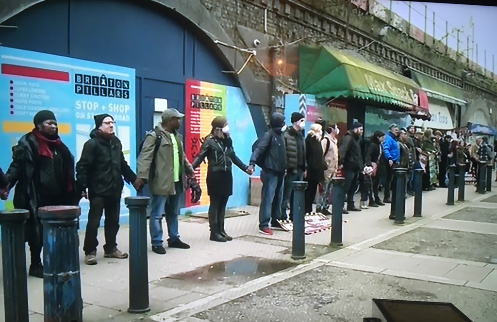 BANG! Huge thanks to all who attended today's action. POWERFUL. We will be posting an official statement tomorrow morning regarding our next steps. For now you will find coverage on ITV, BBC and London Live. #SaveBrixtonArches