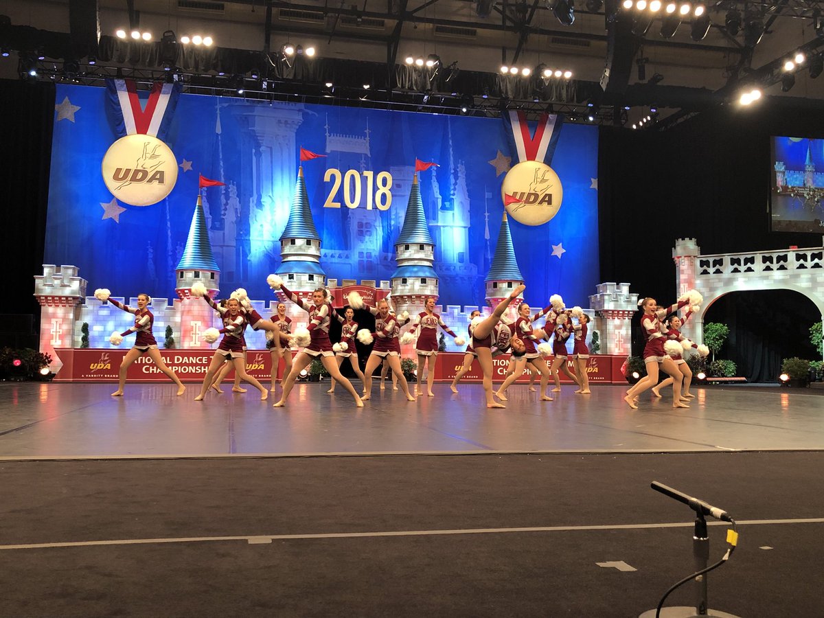 Jenks HS never disappoints with a quick paced and high energy performance in Large Varsity Pom Finals! #UDAnationals