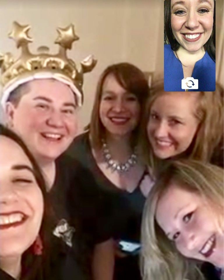 UofLSugarMamas's tweet photo. An official @UofLSugarMamas hangout last night! 💖 #GoCards! 🎁🎂🎈🎉 #HBDKate https://t.co/rr6uPoEHFt