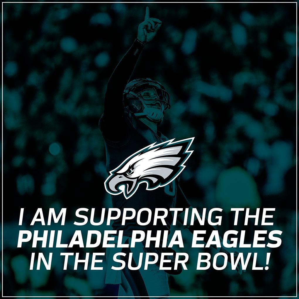 NFLUKIRE's tweet photo. RT if you're supporting the @Eagles!

#SBLII https://t.co/OP1H1GGFzp