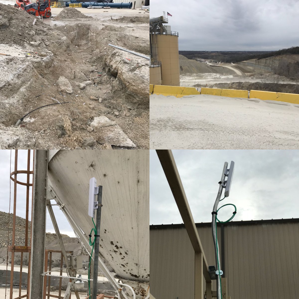 b_harding69's tweet photo. When your customer experiences a fiber cut, and it’s on mission critical equipment you build a temp PTP link and back to business as usual with @ubnt gear. #Wireless #PTP https://t.co/6LimVRFmeW