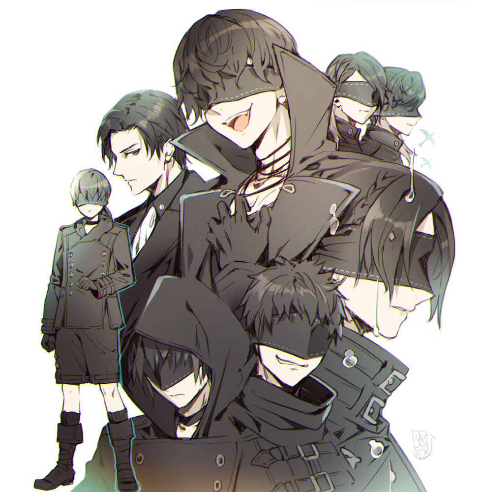 _nemusuke's tweet photo. 少年ヨルハ配信を見た記念に、九号、三号、四号、二号、六号、二十一号、二十二号、と引率の教官……実験M部隊いっぱいいた。
残り一回をいつみるか迷う…！
#少年ヨルハ https://t.co/KfFbvX4blI