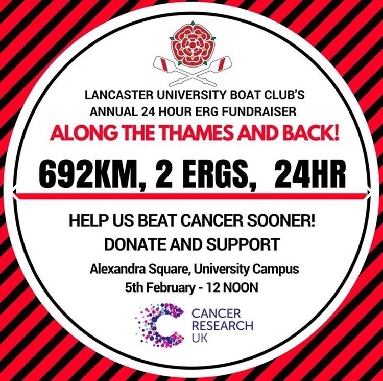 BritishRowing's tweet image. On #WorldCancerDay join @LancasterUniBC who are raising vital funds to support @CR_UK  🙌 Find out how your club can also get involved 👉 goo.gl/jdy4eq