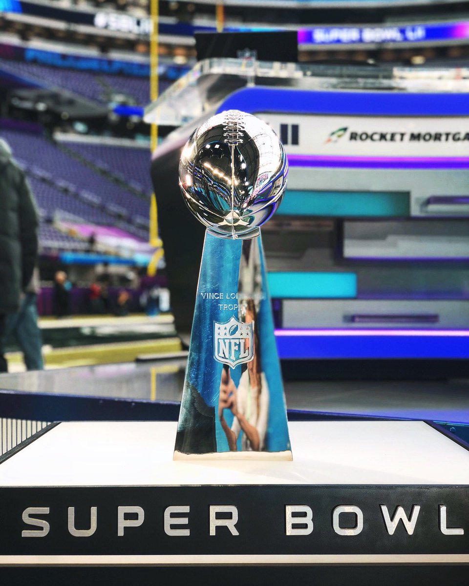 NFL's tweet image. Hello, Beautiful. 🏆 #SBLII
