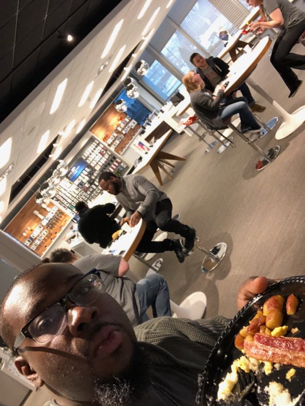 A little Breakfast action before the team meeting/rally! #lifeatATT #NOHLimits