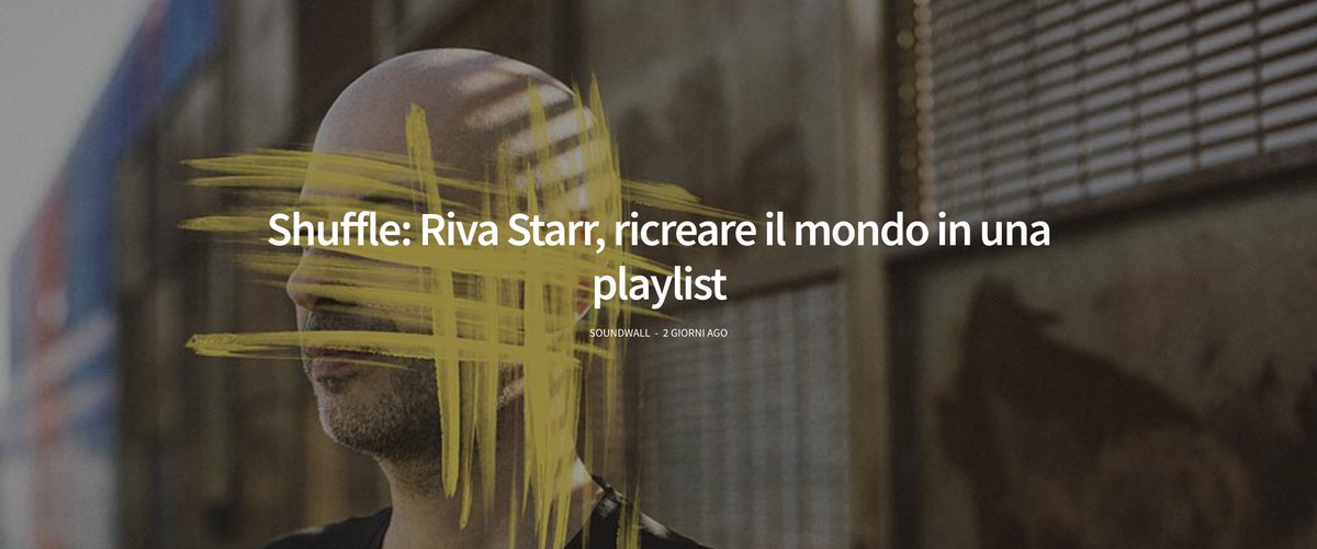 crosstownrebels's tweet photo. Have a listen to @rivastarr's track selections on the latest @Spotify playlist takeover for @soundwallmag https://t.co/T0CFD7TLD6 https://t.co/qNuG7HZiU0