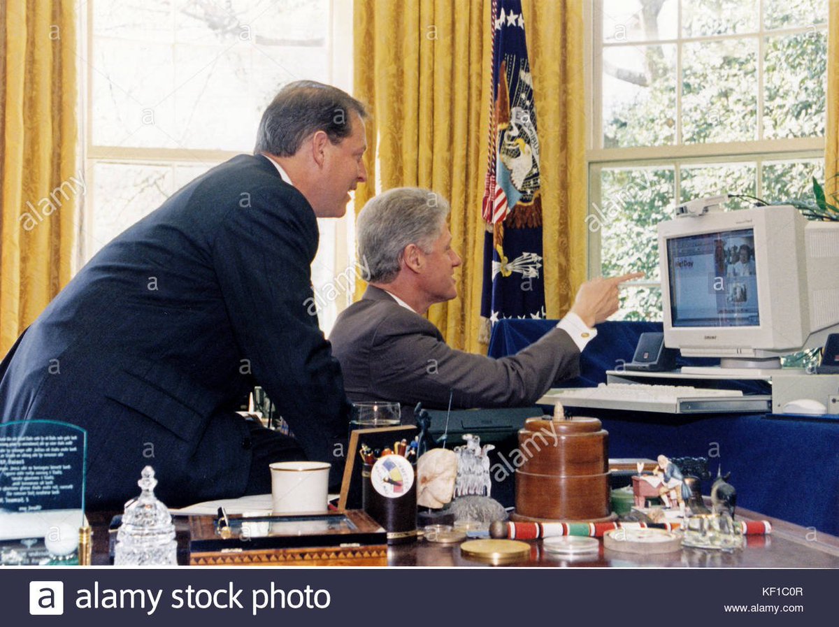 Same year, President Clinton gets a mouse. How unfair.